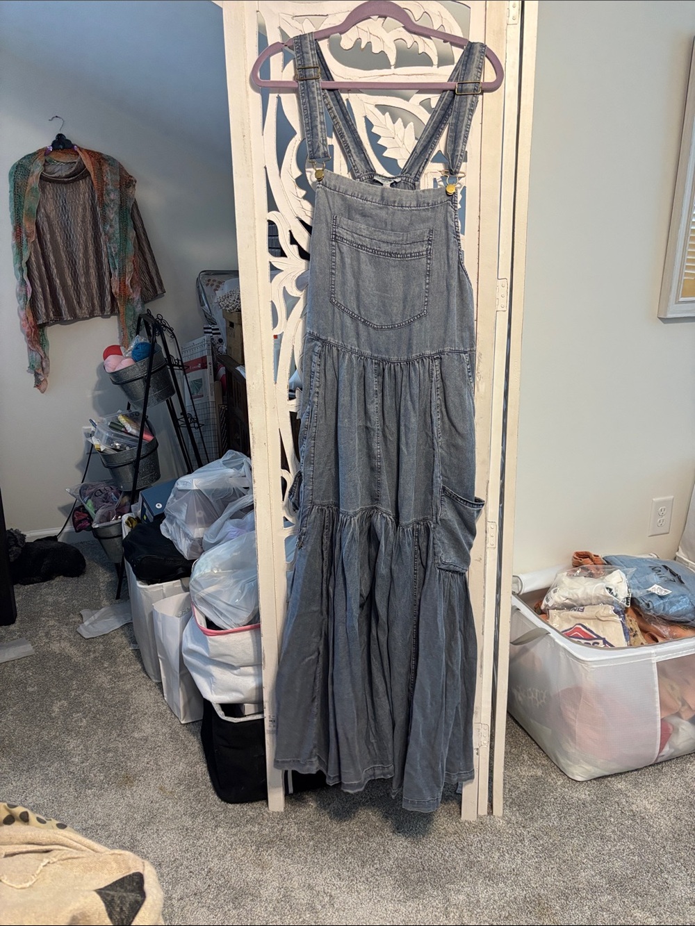 Women's Denim Overall Maxi Overall Romper